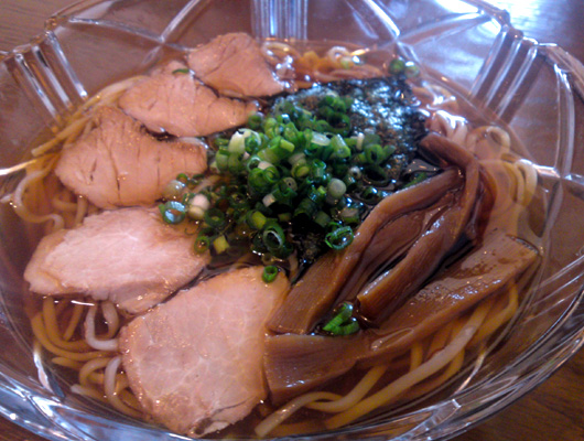 焼津 あさがおさんのラーメン 冷