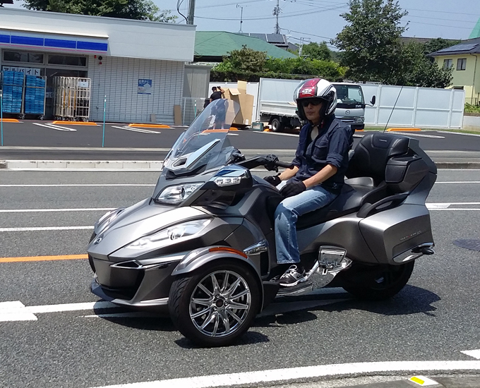 カンナム・スパイダー 日帰りツーリング (株)モータープラザカワイ