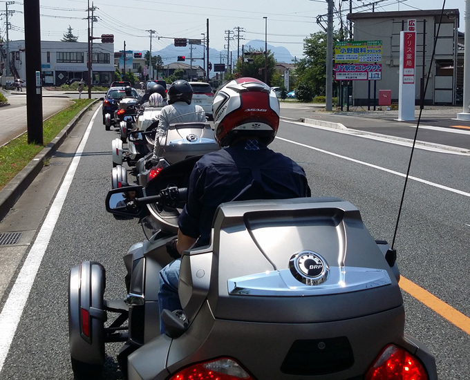 カンナム・スパイダー 日帰りツーリング (株)モータープラザカワイ